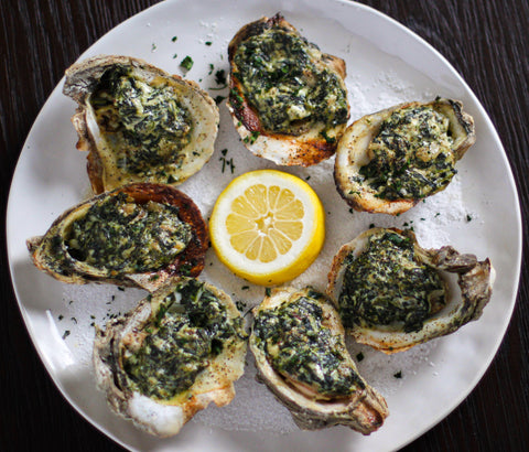 Rockafeller Stuffed Oysters