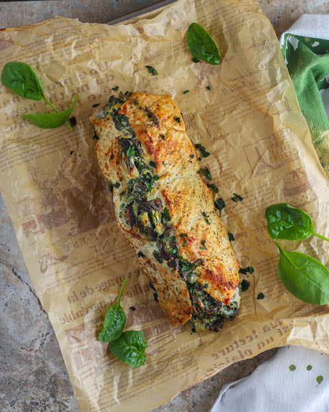 Spinach Artichoke Pork